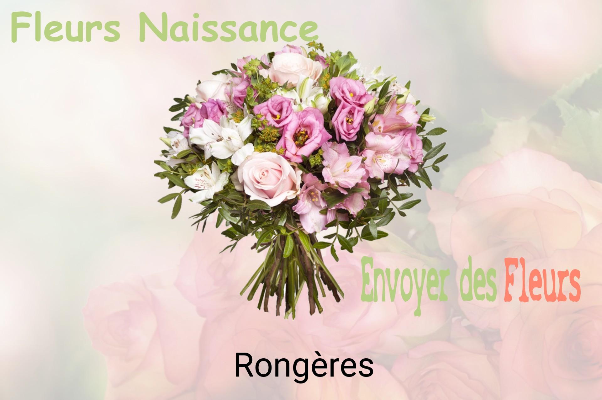Bouquet de fleurs de naissance livré à Rongères